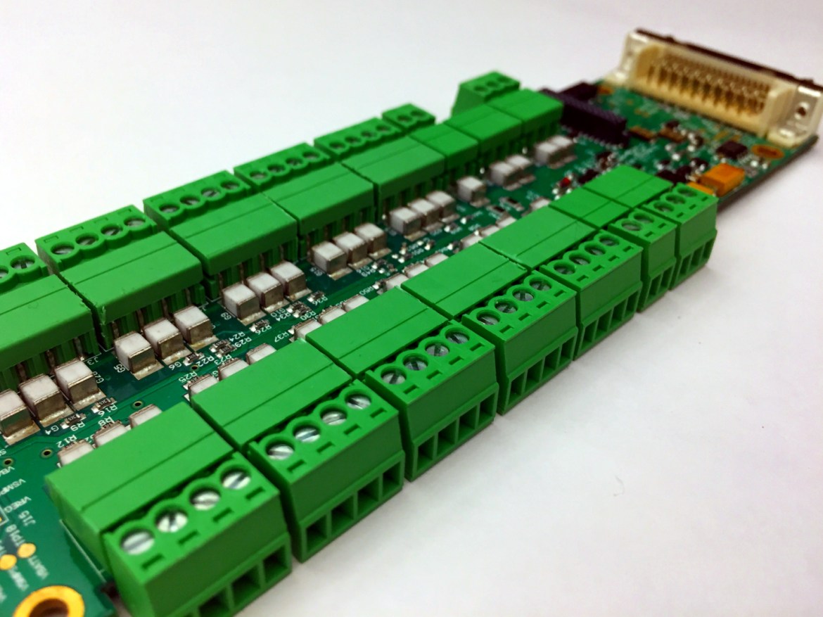 Multi input distribution board. Analog, Digital, RS485, SDI-12