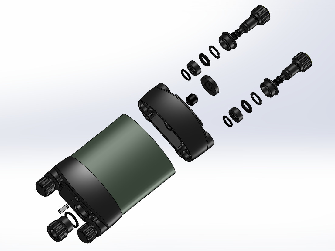 Mechanical design - Instrument Enclosure Exploded